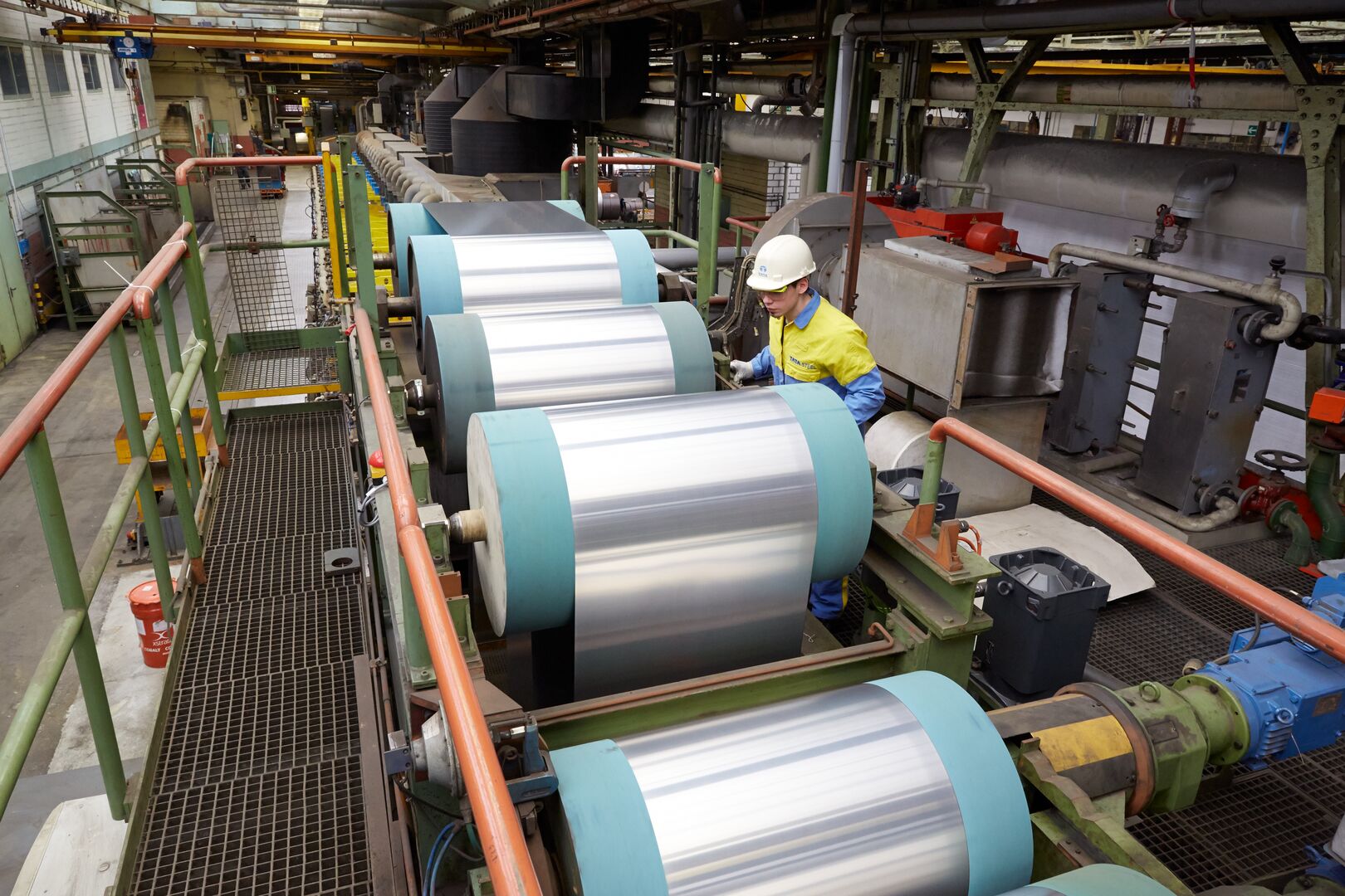 Nickel plating line at Tata Steel manufacturing site Nickel plating line at Tata Steel manufacturing site